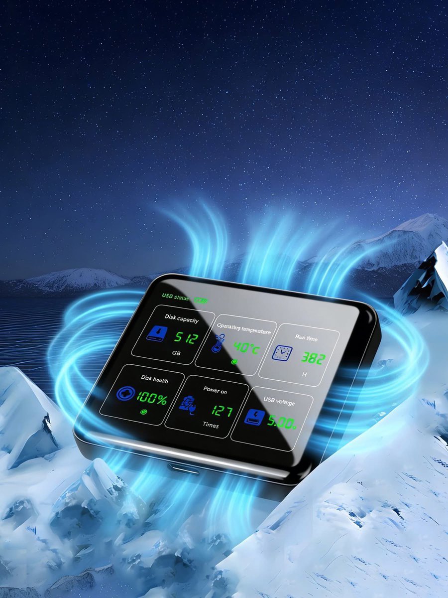 sunnaturer's tweet image. Smart Display LCD Digital Screen Portable Sata 3.0 Solid State Drive HDD Enclosure with USB Interface Aluminum Case.#harddrive #solidstatedrive #smartdisplay #magneticssd #sunnaturer 
sunnaturer.com