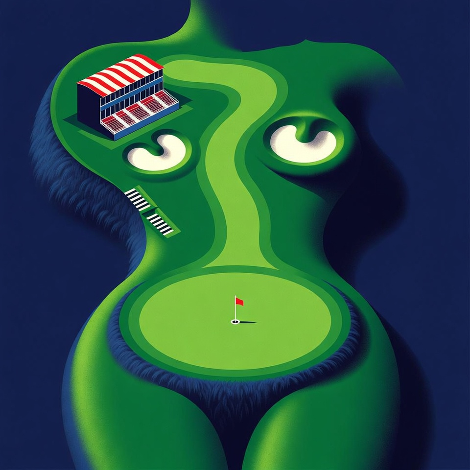 codedbyai's tweet photo. > course: design
> womens_tee: relocated
> accuracy.required
#AIart #DigitalArt #GenerativeArt #Golf #SurrealArt
#AIcommunity #AIartists #CodedByAI https://t.co/9NIDz1kzLg