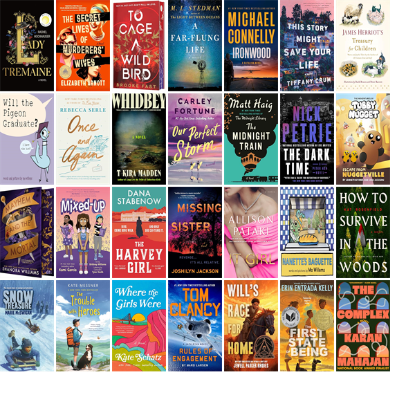 HoodCoTXLibrary's tweet photo. This week the Hood County Library has 101 new books.  New items include Lady Tremaine, The Secret Lives of Murderers' Wives, To Cage a Wild Bird, A Far-flung Life, Ironwood, This Story Might Save Your Life, and James Herriot's Treasury for Children. https://t.co/PYNEhdh89O https://t.co/LVeVi5PeRD