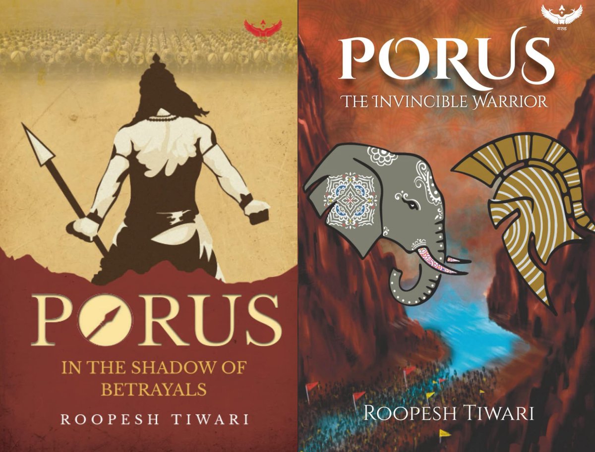 #RoopeshTiwari wrote the #PorusSaga about the Indian perspective of Alexander the Great. The two books are "Porus: In the Shadow of Betrayals" and "Porus: The Invincible Warrior" both published by Garuda Books 

More infos here: bit.ly/4aWanQf

Good wee-end, Elena