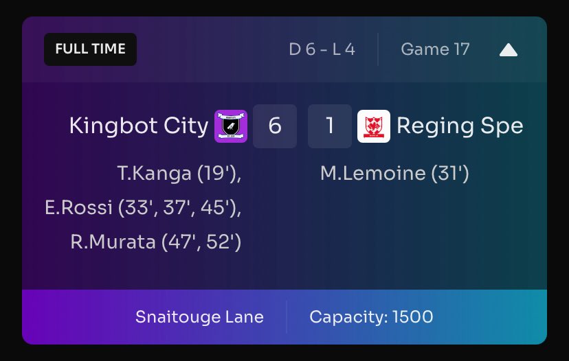 KingBot City FC tweet media