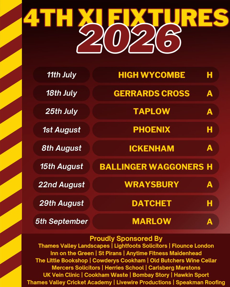 Cookham Dean CC tweet media