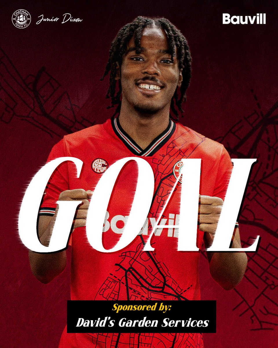 ChathamTownFC's tweet photo. GOOOOAAAAAAALLLLLLLL!!!!!!! JUNIOR DIXONNNNN!!!!!!! 

[48’] — #CTFC 1-0 #TAGS 

🔴⚪️⚫️ #UpTheChats https://t.co/N3ILFA2X7U
