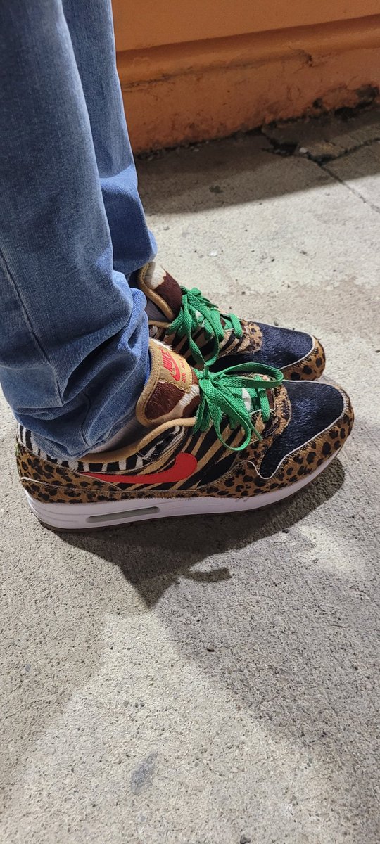 Forgot to post yesterday. Air Max 1 Atmos Animal Pack 2.0. #MarchMaxness #AirMaxMonth