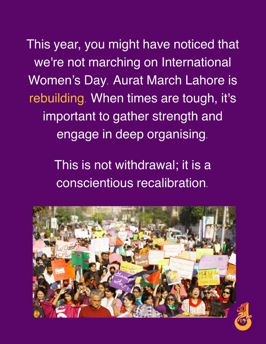 ⁧Aurat March Lahore tweet media