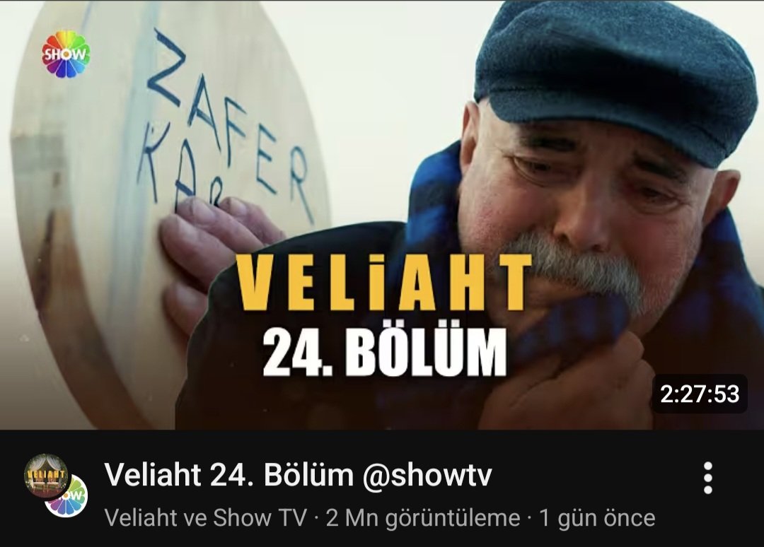 1 günde 2 milyon izleme olmuş yt da 30a kadar şans verin bari 

Veliaht FinalOlmasın