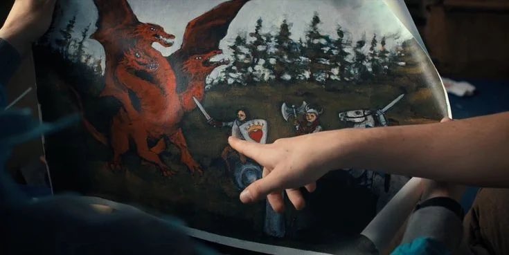 paladinlozz's tweet photo. dare i say my favourite byler parallel https://t.co/1kICoaqazQ