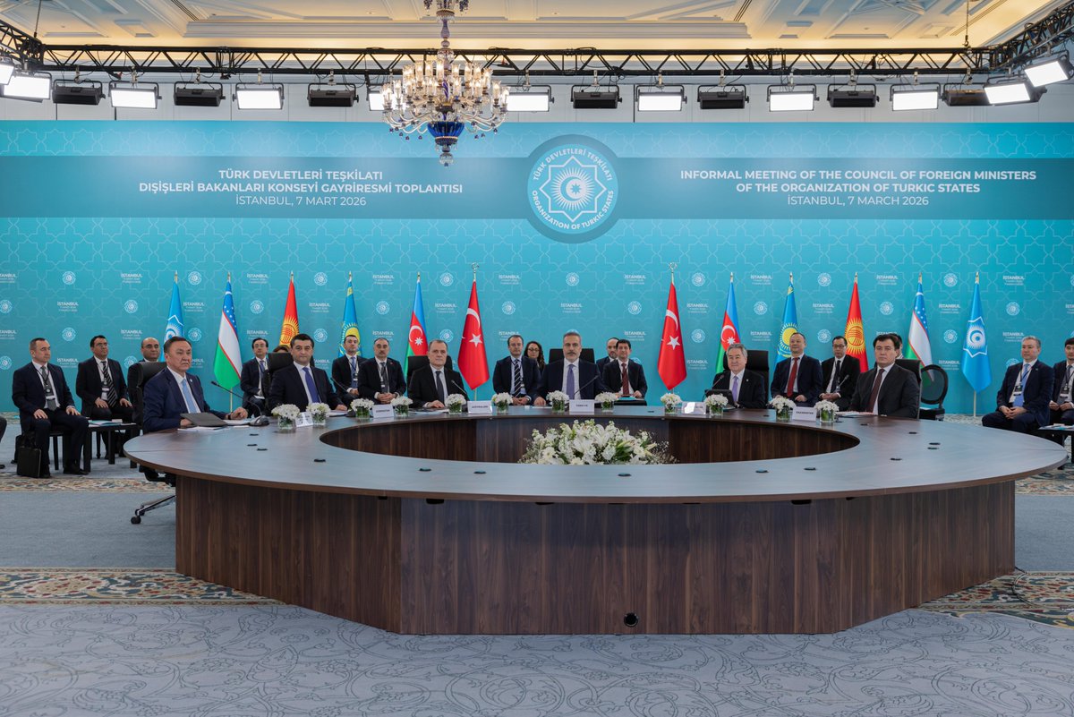 Bakanımız <a href="/HakanFidan/">Hakan Fidan</a>, Türk Devletleri Teşkilatı (TDT) Dışişleri Bakanları Konseyi Gayriresmi Toplantısı'na İstanbul’da evsahipliği yaptı.