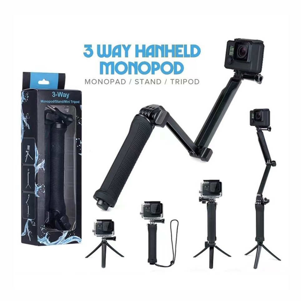 3 Way GO Pro 4/5/5/7/8 multipurpose Foldable Floating lightweight Selfie Stick Extension Monopod with Tripod #Saleskeonline #24hrsonlineshoppingke 
#24hrsGiftsOnlineStore SpecialOffers 7,500ksh FreeDeliveryWithCBD OutsideCBDAtFee CallWhatsApp 254731320065 wa.me/c/254731320065