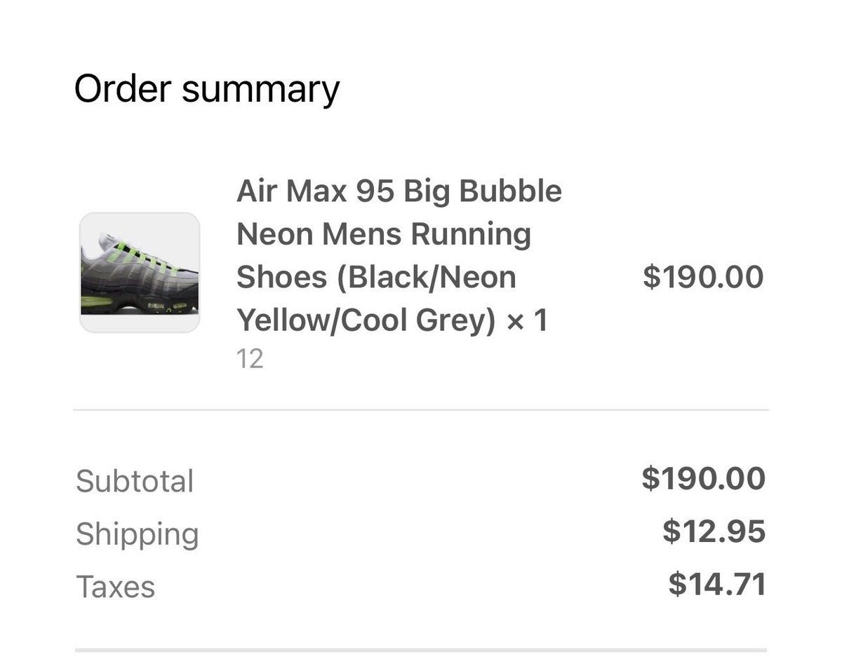 K_Rob16's tweet photo. @SnkrsStock Shoe Palace restocked Air Max 95s https://t.co/7lMI8pBnhd
