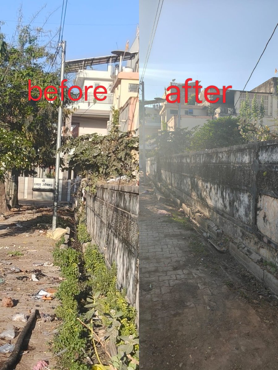 NPchittorgarh's tweet photo. Before/After
@RajCMO @PMU_SBM_RAJ @MOHUA_India @urbansbm @SwachhBharatGov @LSG_Rajasthan
@NPchittorgarh @dm_chittorgarh https://t.co/WvIWFu1Ism