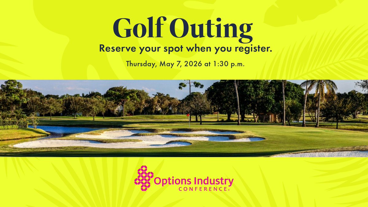 Options Industry Conference tweet media