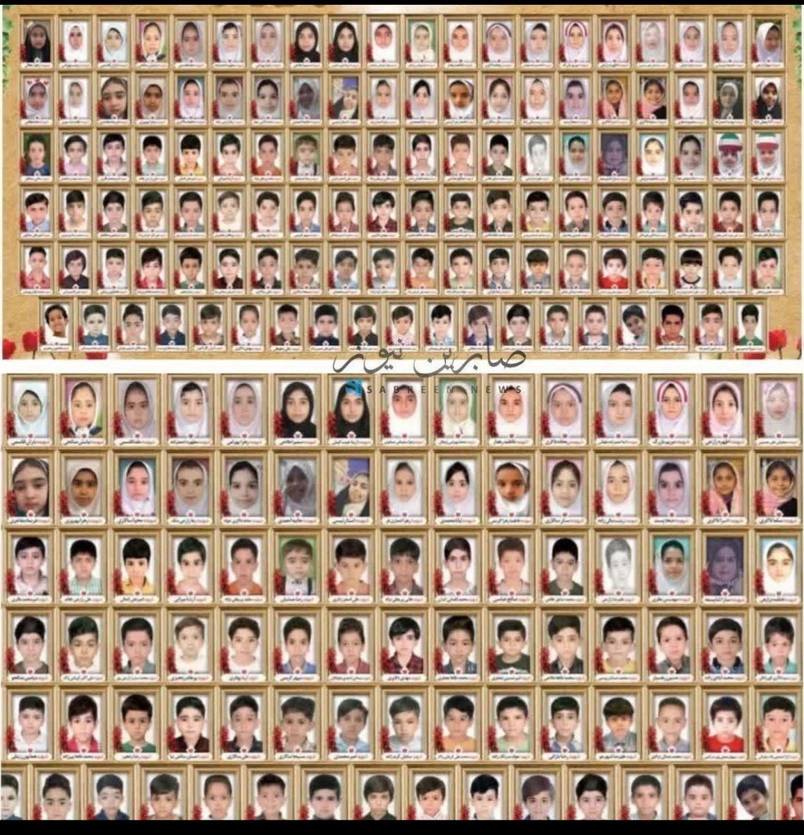 Homage to school kids murdered in Minab, Iran by an act of meaningless aggression 
#Iran