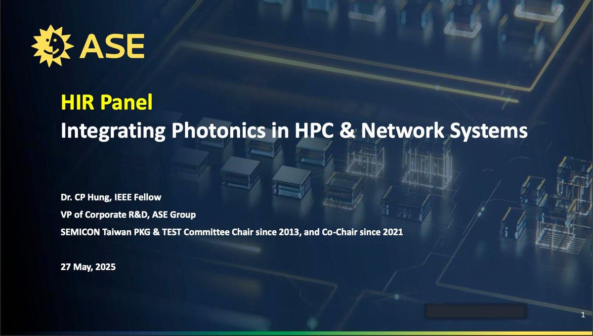 ASE’s Position in the Optical Migration As illustrated, ASE is ...