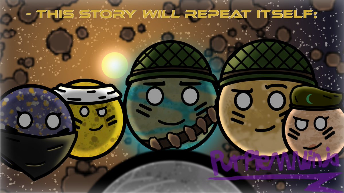 PurpleMNinja's tweet photo. The Prophecy 2/3

#solarballsmercury #solarballsvenus #solarballsearth #solarballsmars #solarballsjupiter #solarballssaturn #solarballsuranus #solarballsneptune #solarballsrogueplanets https://t.co/qDaMrQvkxu