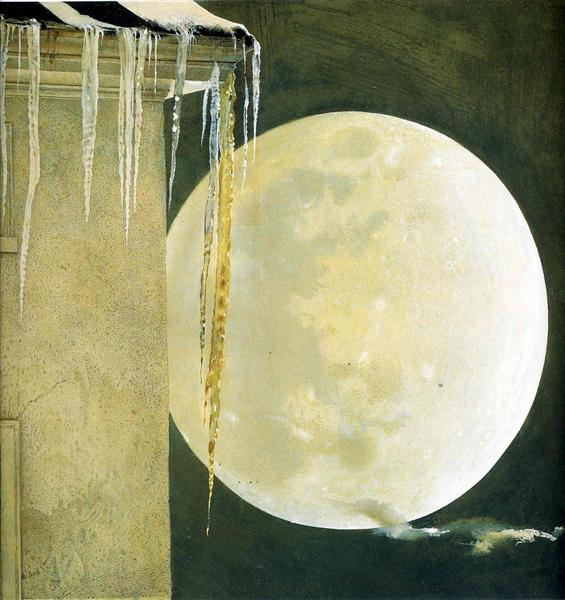 pantomathwar's tweet photo. Andrew Wyeth, Moon Madness https://t.co/J8RElGSVK9