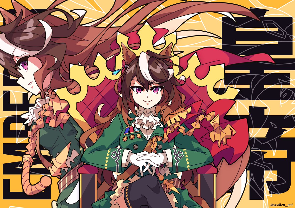 「i have comm slots open btw! i'm open to 」|scalizo (comms open | 日本語を勉強してる！）のイラスト