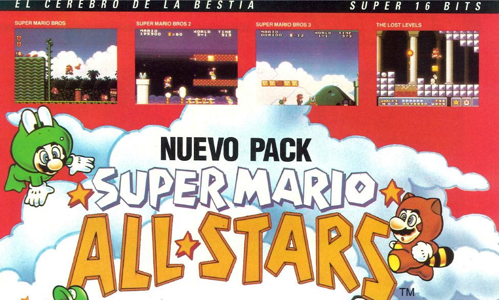 eboke's tweet photo. En este anuncio de Super Mario All Stars en la #HobbyConsolas 25 no dieron ni una, ¿despidieron al responsable? :D https://t.co/7Nwf2bHQGV