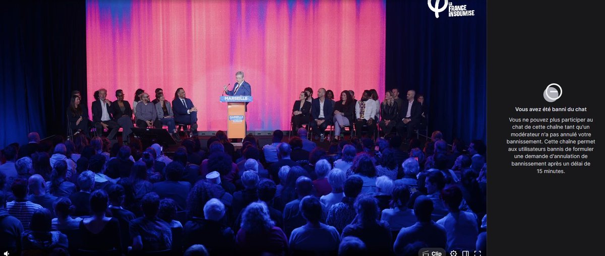 Elle est bien la liberté de parole en France ! 
Dite moi ce que j'ai dit de mal ?  <a href="/TwitchFR/">Twitch FR</a> <a href="/JLMelenchon/">Jean-Luc Mélenchon</a> <a href="/gouvernementFR/">Gouvernement</a> <a href="/FranceInsoumise/">La France insoumise</a>