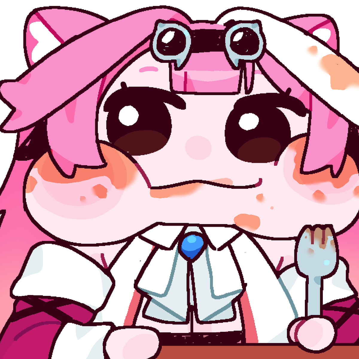 madchaco's tweet image. Raora emote I made for Chattini hangout based on the mococo one
#RaorArt