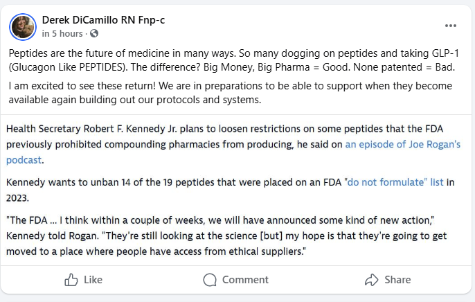 Derek_FNP's tweet photo. Exciting to see the future of medicine as health and wellness returns to medicine. https://t.co/W9hJ9lUThv