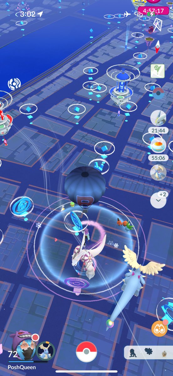 poshqueenn's tweet image. I was happy enough to see a Palkia on my incense… but my jaw dropped after I caught it 😱

My best catch of the event so far, what’s yours? 

#Pokemon30 #PokemonGO #PokemonGOApp  #ポケモンGO