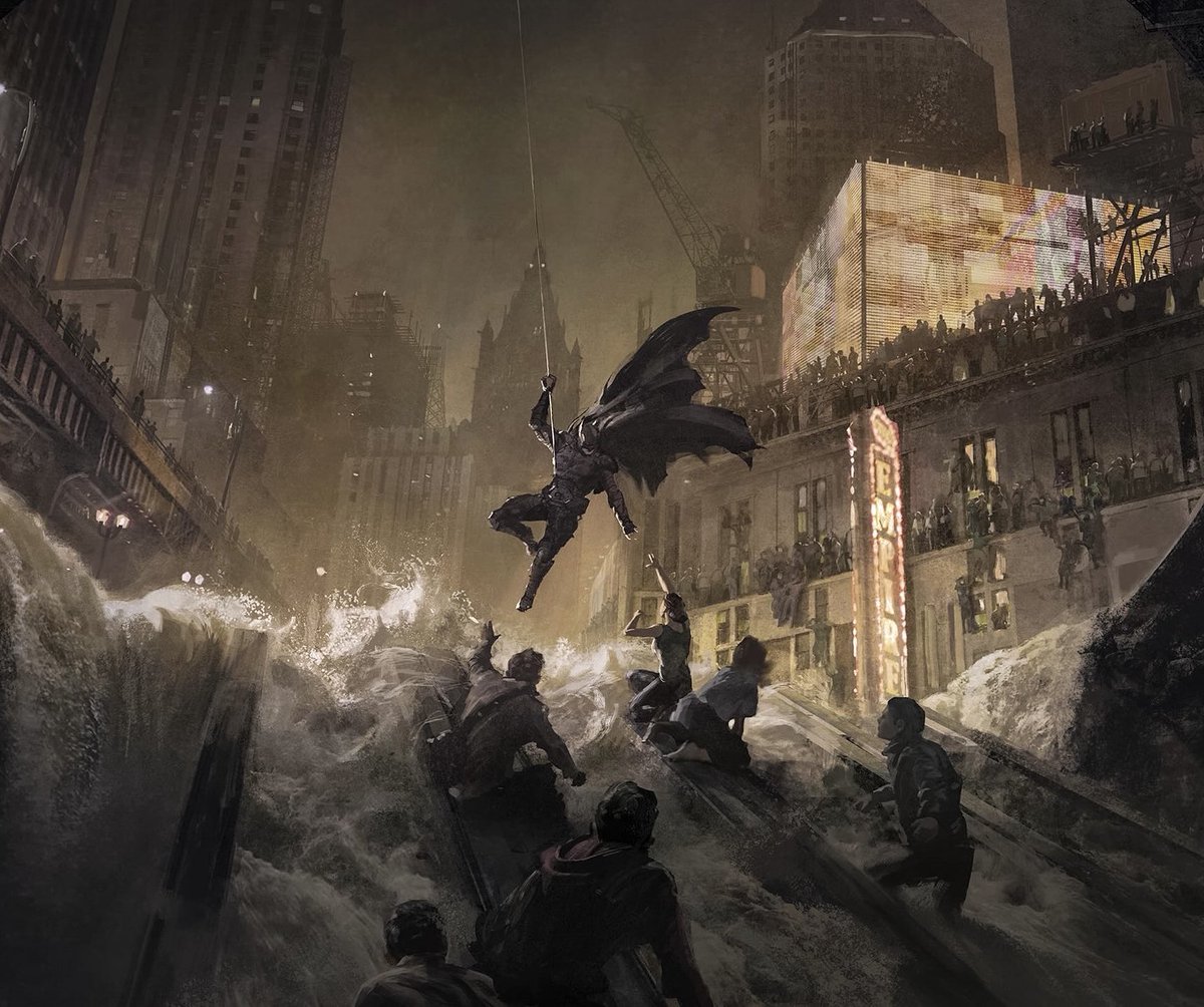 VideoArtGame's tweet photo. Concept art | The Batman

Artist: Joe Studzinski https://t.co/lWttKqrhGw