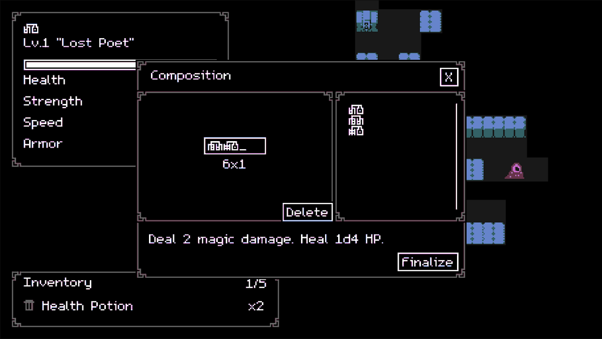 akirassasin_dev's tweet photo. it's been a long time since I've posted anything...
for the past few years I've been struggling to complete game jams, one reason or another
but this time we got a #7DRL #roguelike done!

https://t.co/HdugNna2PY https://t.co/lICC5EXOfw