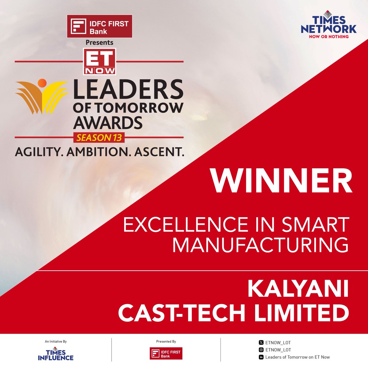 Be_and_Make's tweet photo. 🏆🏆🏆
✴️Congratulations to Naresh Kumar, Founder of Kalyani Cast-Tech Limited, on winning Excellence in Smart Manufacturing!
🚀Great days ahmad!
✨Strong resilience in a big uncertain times!
#NareshKumar
#KalyaniCast
https://t.co/TlumrM15Kj
@sachprat07 https://t.co/UxL1PPG1f6