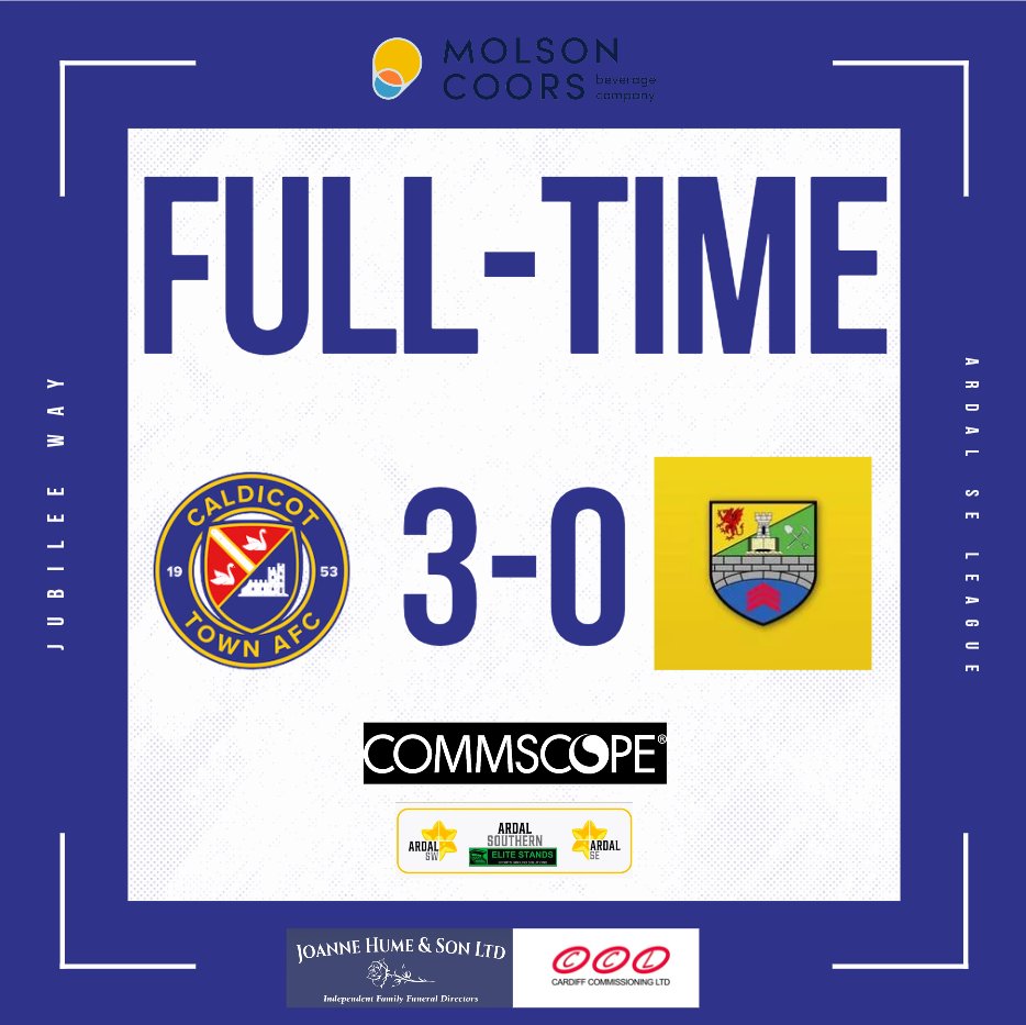 CaldicotTownAFC's tweet photo. BACK TO WINNING WAYS 💪

@CaldicotTownAFC 3-0 @CantonFballClub 

A late surge in goals, with all three coming after the 80th minute starting with Jordan Francombe this afternoon grabs us all three points!

Niro Gowran and Jake Davies also adding to their tallies.💙 

#CTAFC https://t.co/syJFJHv1OJ
