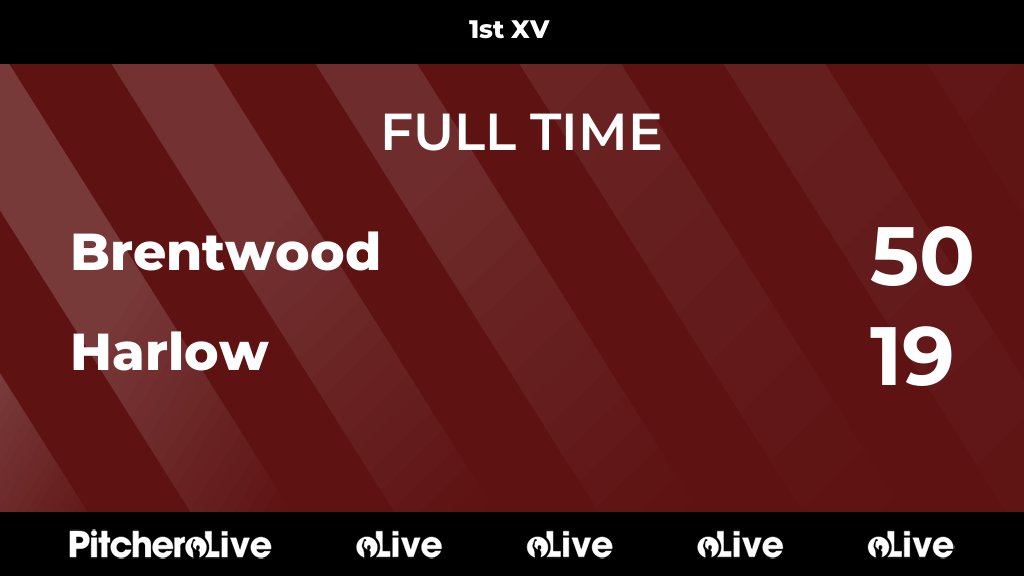 FULL TIME: Brentwood 50 - 19 Harlow
#BREHAR #Pitchero
brentwoodrugbyclub.co.uk/teams/42526/ma…