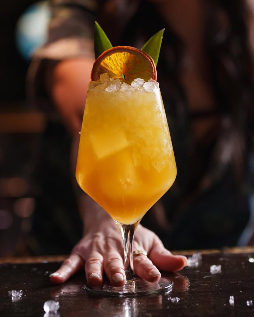 She’s vibrant. She’s sparkling. She doesn’t believe in round trips.

"One-Way Ticket" blends Don Q Rum, pineapple, mango, lime, demerara, and mint, finished with sparkling wine. 

Consider this your official escape plan. 🌴

📸: Jeff Ross Photography