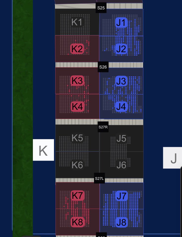 التذاكر المتبقية في خلف المرمى الجنوبي J,K الموضح بالصورة : 

٧٠٦ تذكرة فقط 

الاسعار : ٣٤.٥ ريال