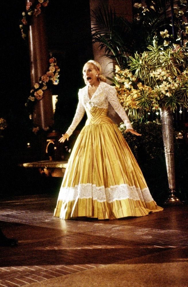 Glenn Close serving as Claire Wellington in The Stepford Wives (2004). Costumes designed by Ann Roth.