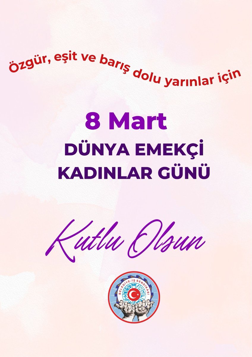Yaşasın 8 Mart! 
Yaşasın Dünya Emekçi Kadınların Uluslararası Birlik, Dayanışma ve Mücadele Günü!

8 Mart, dünya genelinde kadınların eşit işe eşit ücret, insanca çalışma koşulları, güvenceli istihdam ve şiddetsiz bir yaşam taleplerini yükselttiği; dayanışmayı ve ortak mücadeleyi
