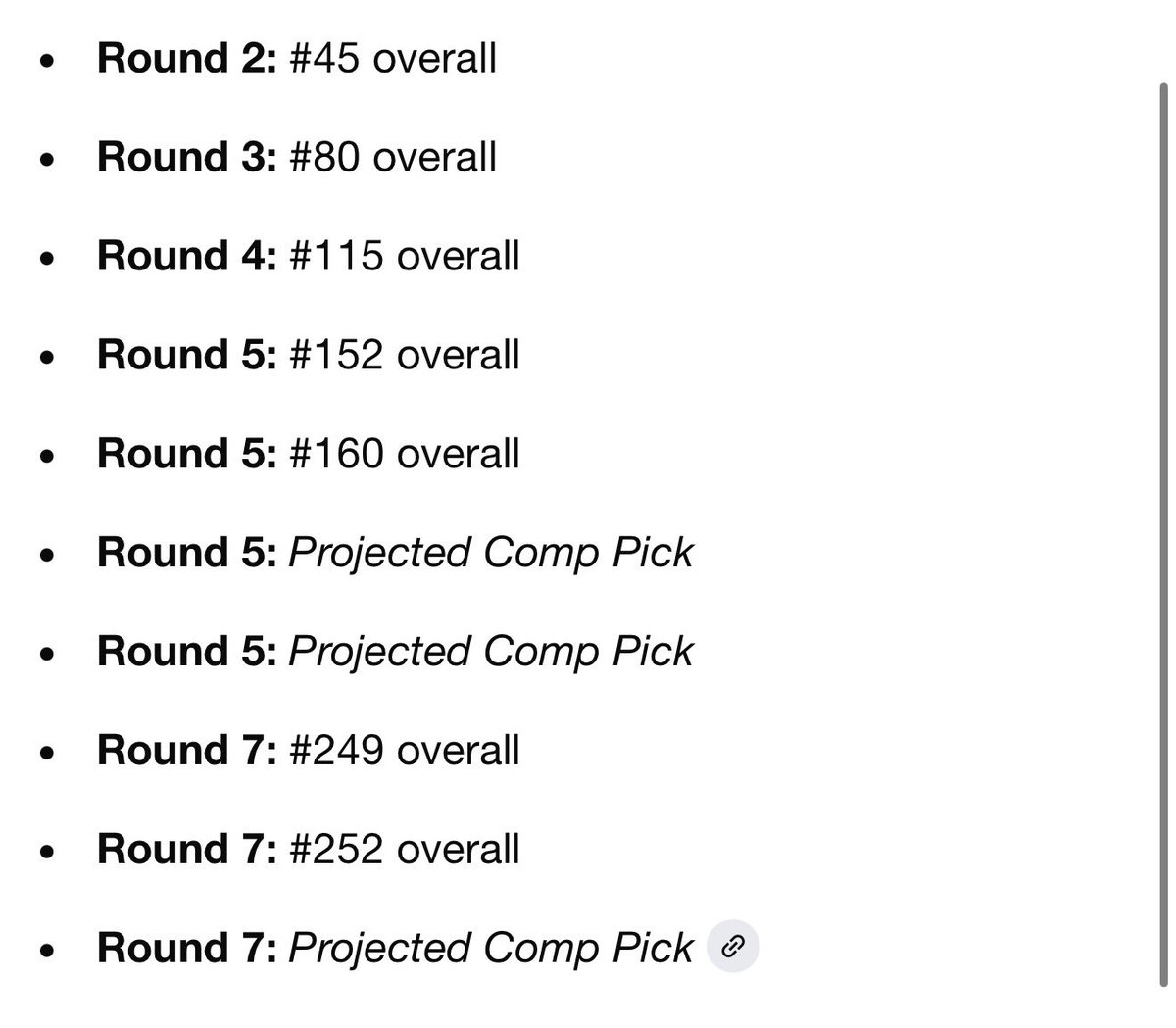 ravens4dummies's tweet photo. Baltimore still has 10 picks btw https://t.co/cEpZWW9cDl