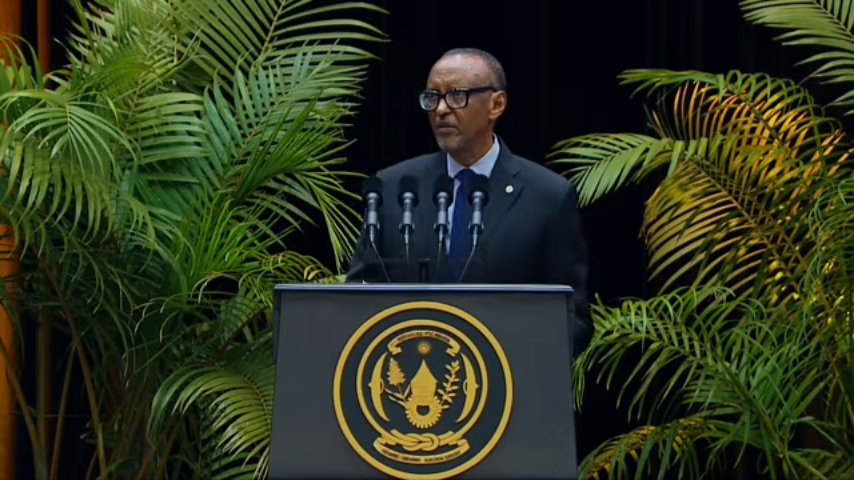 VOICE_FM_RWANDA's tweet photo. Mu ijambo Nyakubahwa President Paul KAGAME yagejeje ku ba-diplomate b'ibindi bihugu mu Rwanda, yagaragarije isi uburemere  bw'ingengabitekerezo ya Jenoside ikomeje gukwirakwizwa mu karere kose n'abakoze Jenoside yakorewe abatutsi mu Rwanda. https://t.co/vP4MzQDPEk