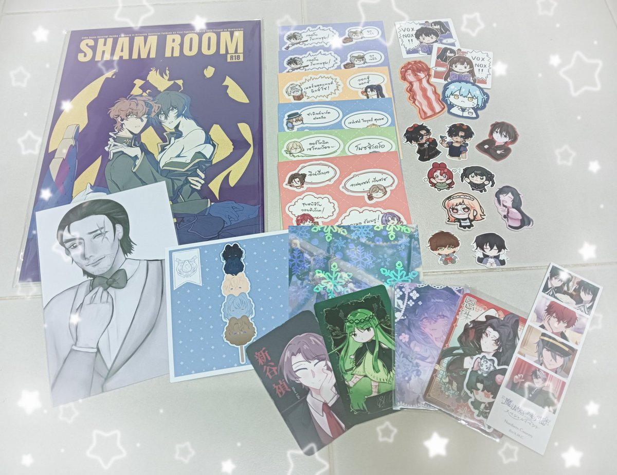 มาแน้ง!! ขอบคุณทุกคนที่แวะมาหากันวันนี้มาก ๆ เลยนะคะ ดีใจมาก ๆ เลยค่ะที่ได้รวมพลเคนจะ ถ้าเป็นไปได้อยากจะเปิดบูธให้มานั่งคุยกันมาก ๆ รู้สึกยังคุยกันไม่พอเลย 55555 

ของที่ได้มาเป็นของที่ทุกคนให้มาซะส่วนใหญ่ ฮือๆๆ ขอบคุณมากเลยค่ะ (มีโปส(?)เอโทริของคุนมี่ด้วย แต่ลืมหยิบมาถ่าย)