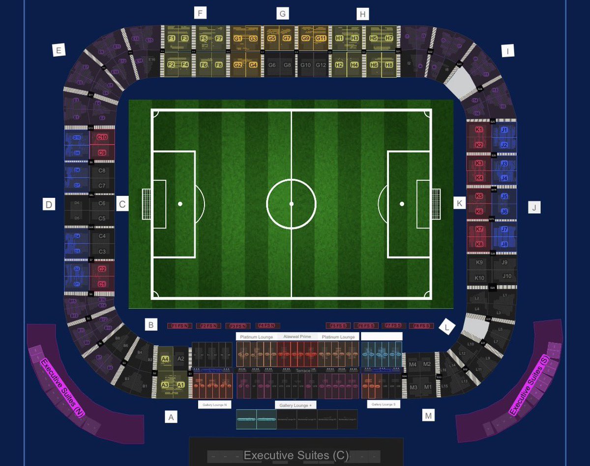 التذاكر المتبقية في كامل الملعب :

2,961 تذكرة فقط 

🚨🚨للتنوية: العدد حسب التذاكر المطروحة فقط فيه مربعات مافتحت للان