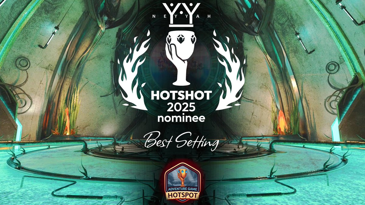 NeyyahGame's tweet photo. Neyyah was a nominee for Adventure Game Hotspot's 'Hotshot 2025 Best Setting Award' :) Check out the full line up here: https://t.co/TofqwmjTSc Thanks to the amazing crew at Adventure Game Hotspot!
#screenshotsaturday #gaming #gameart #adventuregame #pcgaming #firstpersongame https://t.co/cYCsrHK19F
