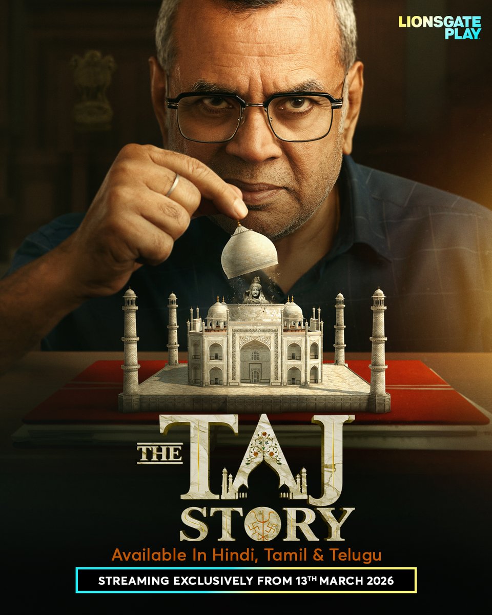 The Taj Story, arrives on <a href="/lionsgateplayIN/">Lionsgate Play</a> on March 13

#TheTajStory #PareshRawal