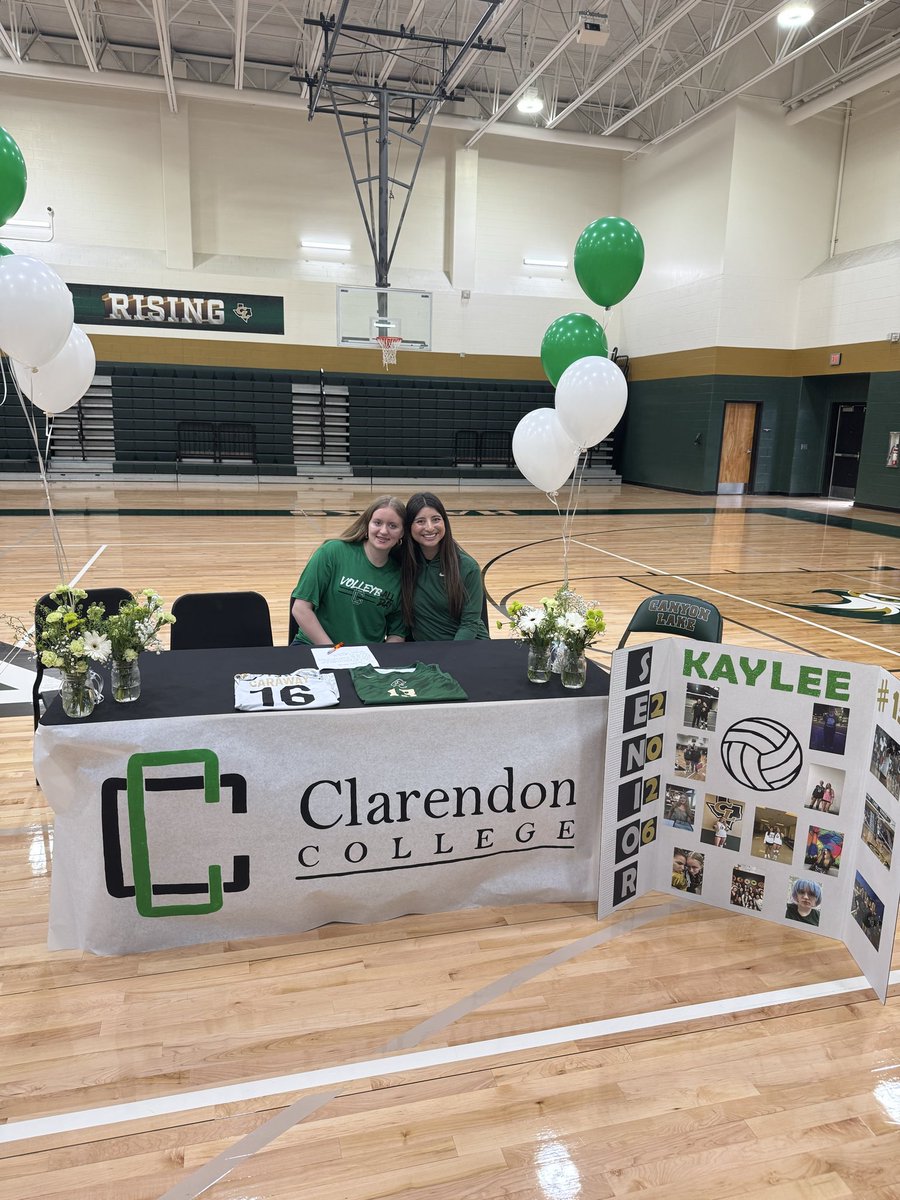 CoachV24's tweet photo. So happy for Chloe and KC signing to play at the next level! Sad to let them go but super excited for their journey to continue as college student athletes! https://t.co/Se5pwO2T2M