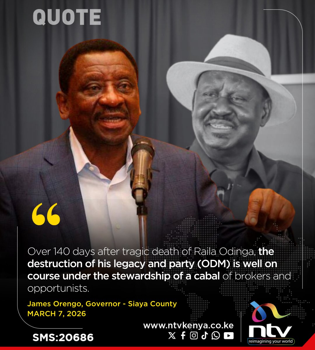 James Orengo: Over 140 days after tragic death of Raila Odinga, the destruction of his legacy and party (ODM) is well on course under the stewardship of a cabal of brokers and opportunists