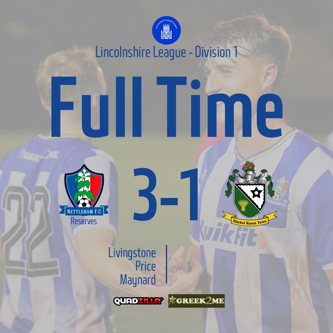 NettlehamFC2's tweet photo. The young reserves side made it three consecutive league wins with another victory over Market Rasen in division one of the Lincs League 👏🏻 

#uptheham🔵⚪️ https://t.co/MIet6K6dFH