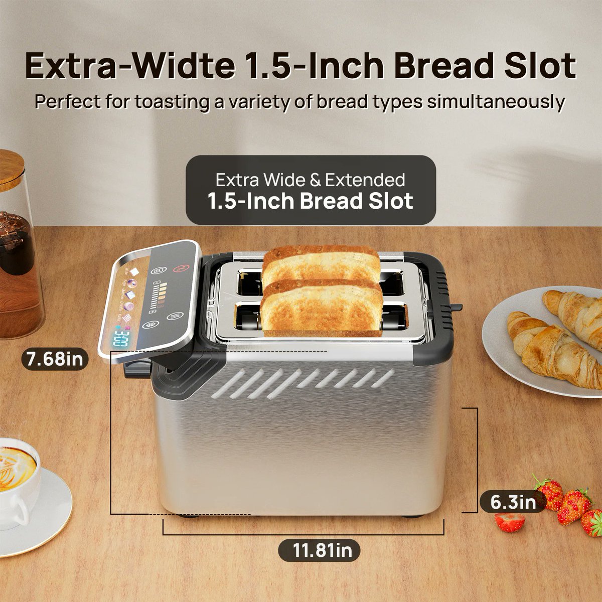 mariacolli92684's tweet image. WHALL 2 Slice Toaster, Touch Screen Toasters with Projection Display, wide slots, Bagle / Reheat/Defrost Stainless Steel 
#whallslicetoster #touchscreentoaster #SSreheatdefrost #walmart 

walmart.com/ip/WHALL-2-Sli…