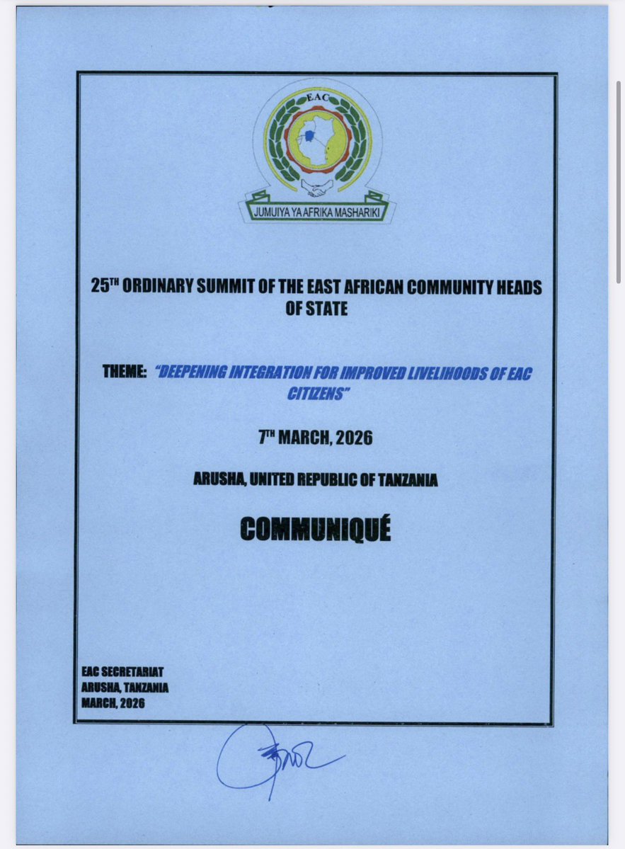 East African Community tweet media