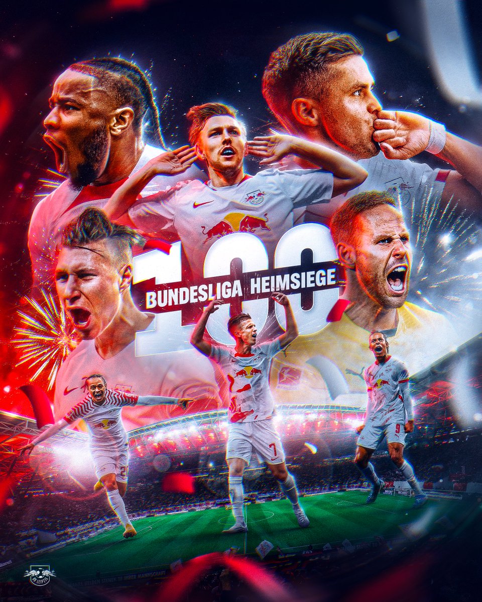 RBLeipzig's tweet photo. Er hat uns etwas warten lassen ...
Aber da ist er ENDLICH 🤩

Unser 1⃣0⃣0⃣. #Bundesliga-Heimsieg 🔥

#RBLFCA 
#YouCanDoAnything https://t.co/AVlDl7YJps