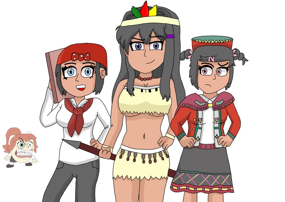 <a href="/Gbt_Studios/">Garabato Studios</a> 
Estás chibolas están siendo raci-
Viva el Perú 🇵🇪
#THEPCLUB #garabatostudios #DDLC #DDLCfanart