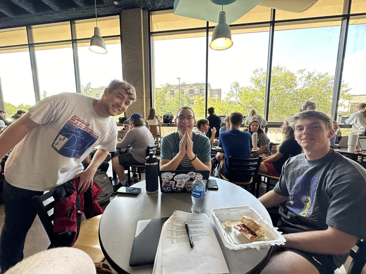 jackrritt's tweet photo. On this senior day, I am celebrating @sam_winton2! He’s covered KU for four of his four college years, and I’m happy to have been around for two of them (including baseball this spring).
Cheers, Sam 🍻 We will miss you in Allen next year! #HSnP https://t.co/4W95IMzahm