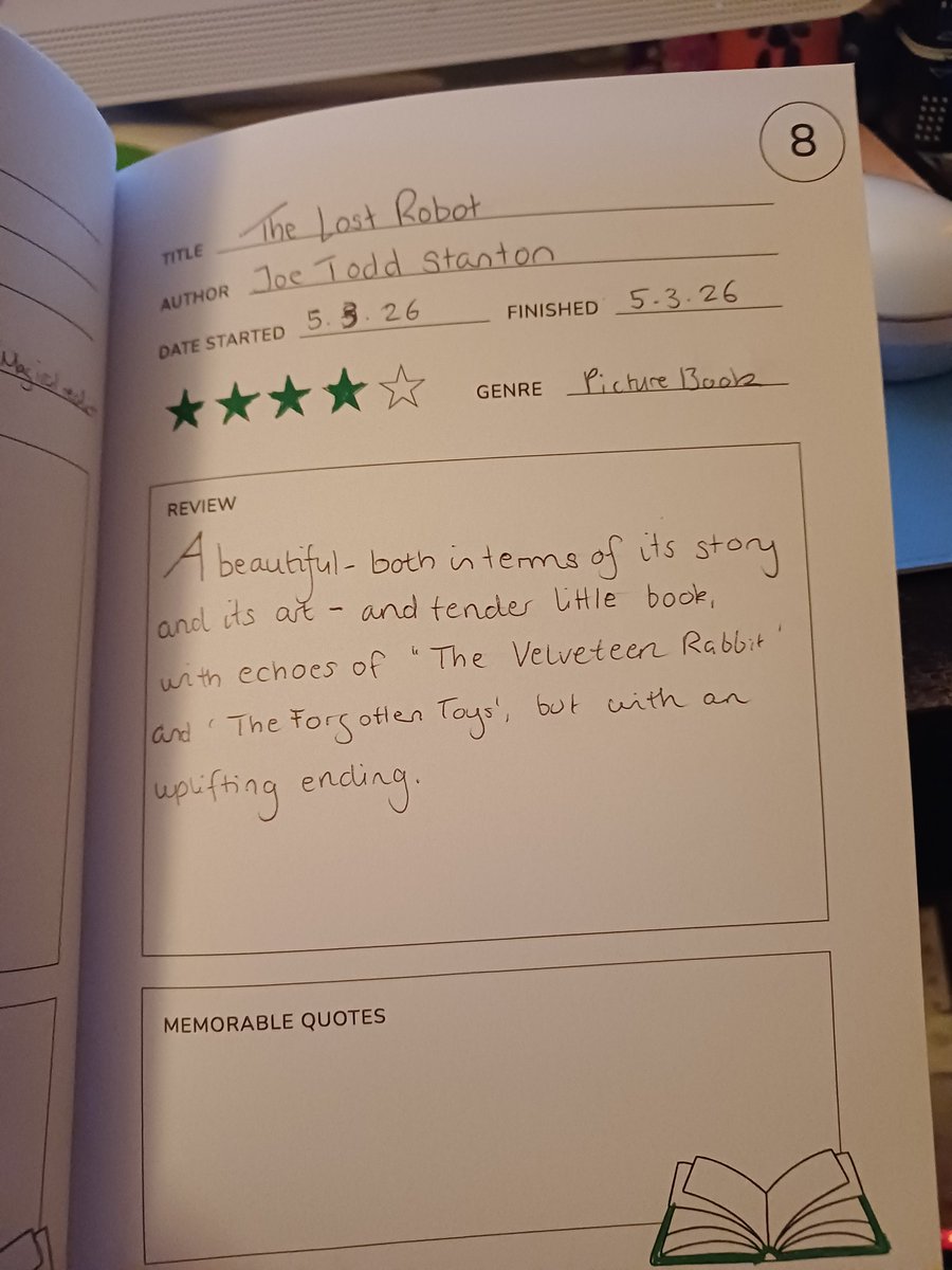 Cfpercy's tweet photo. Three picture book reviews in my reading tracker.๐
The Lost Robot by Joe Todd Stanton
Bear Worries by Natalia Shaloskvili and
The Ballad of Cactus Joe by @lilymurraybooks
(Reviews are also on @goodreads)
#books #picturebooks #bookreviews #readingtracker https://t.co/vvuqo43Iqx
